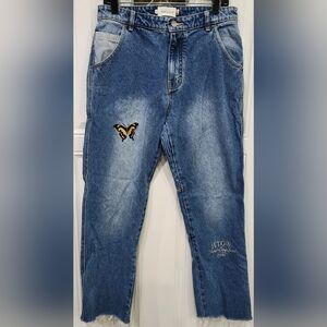 Honor The Gift Mens C-Fall Denim Embroidered Jeans Size 32